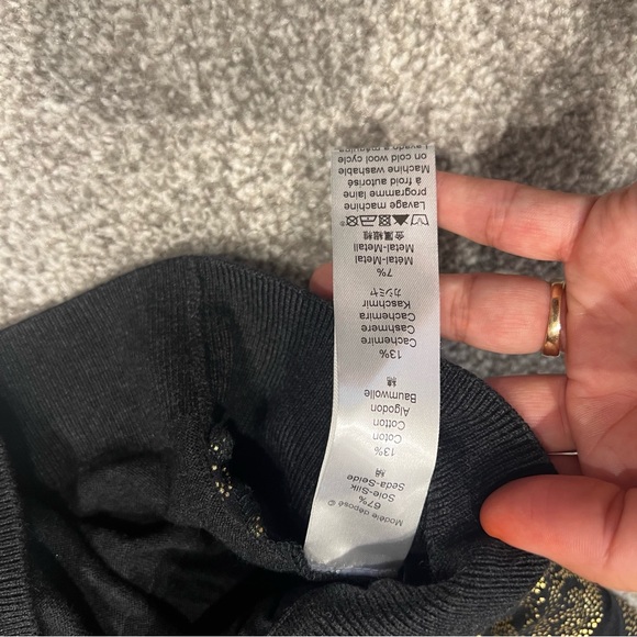 KENZO charcoal grey & gold jumper, size Large. - Picture 14 of 15